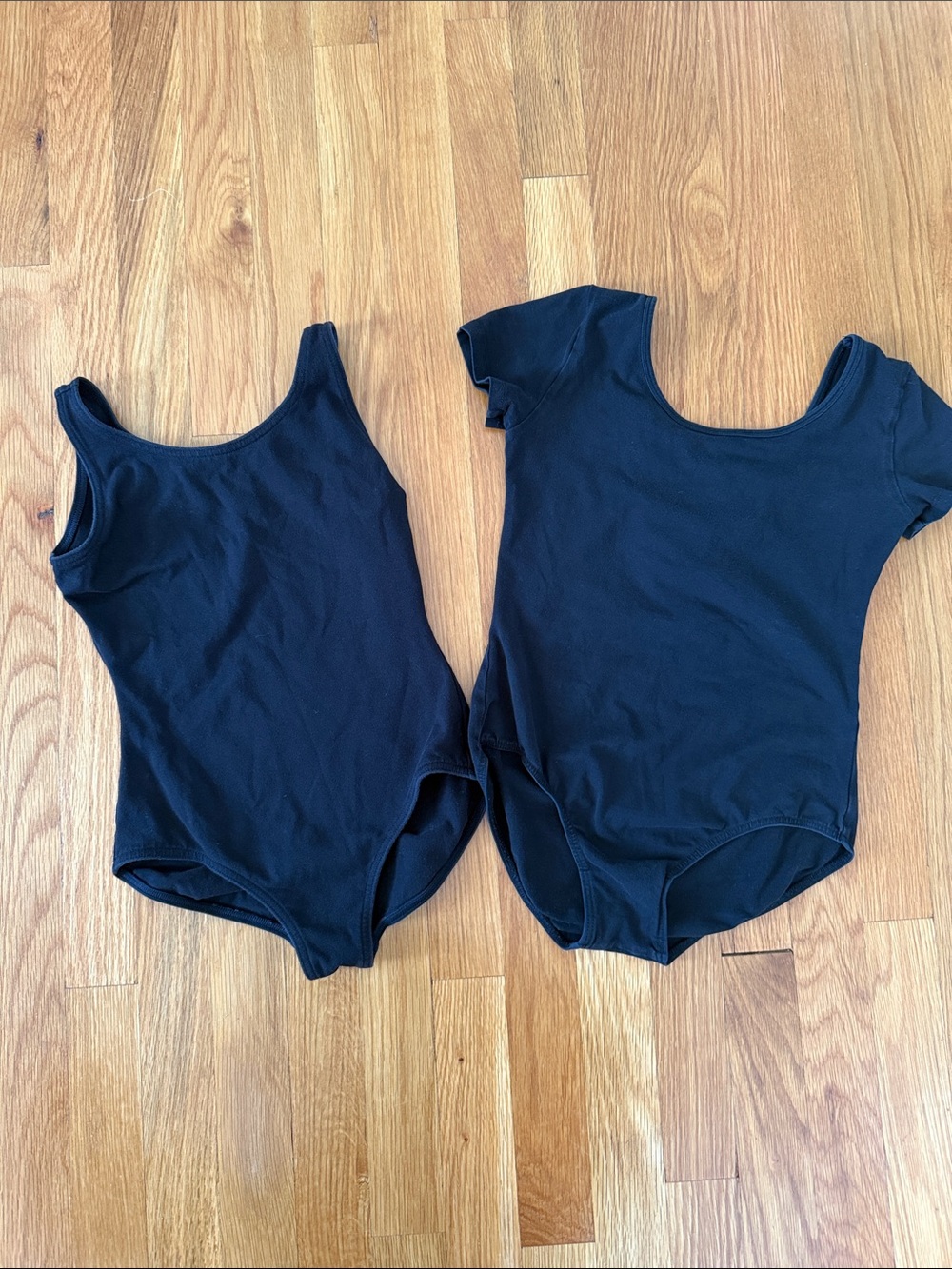 Capezio Black Dance Leotard Set of 2